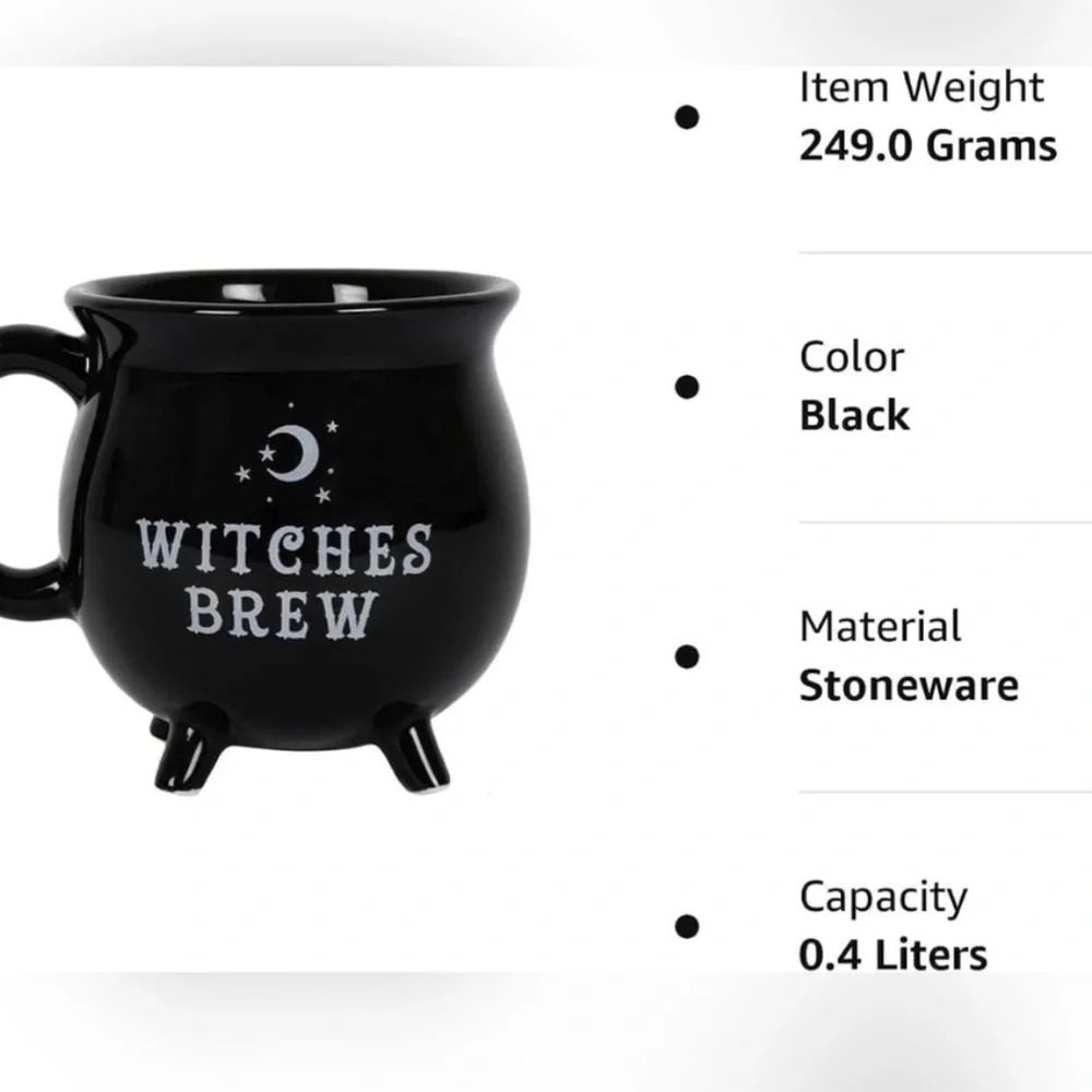Witches Brew Cauldron Ceramic Mug
Halloween 12 fl oz - Picture 5 of 6